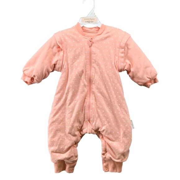 LOT Lee And Town Baby 3M 6M-12M Wearable Sleeping Back Sleep Sack Pink Winter - Picture 1 of 6